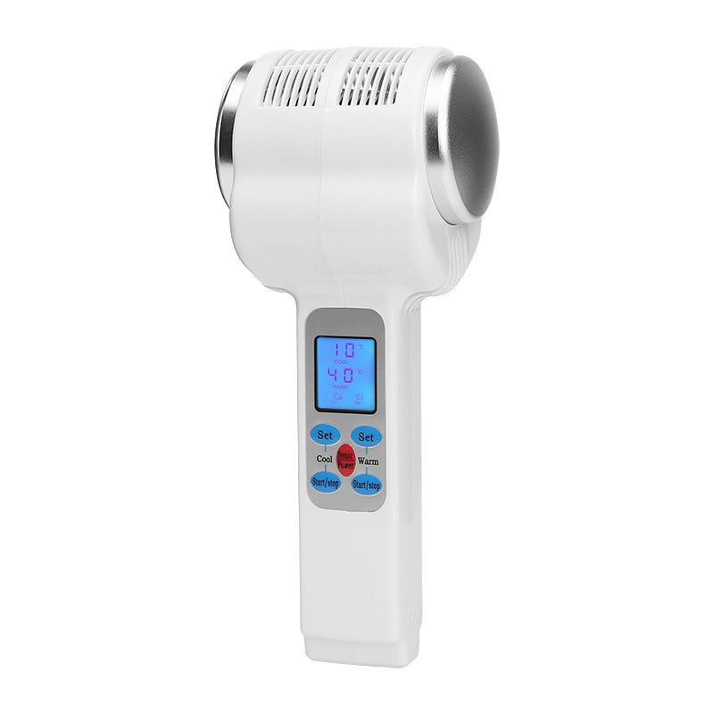 Handheld LCD Hot Cold Beauty Device for Home Use