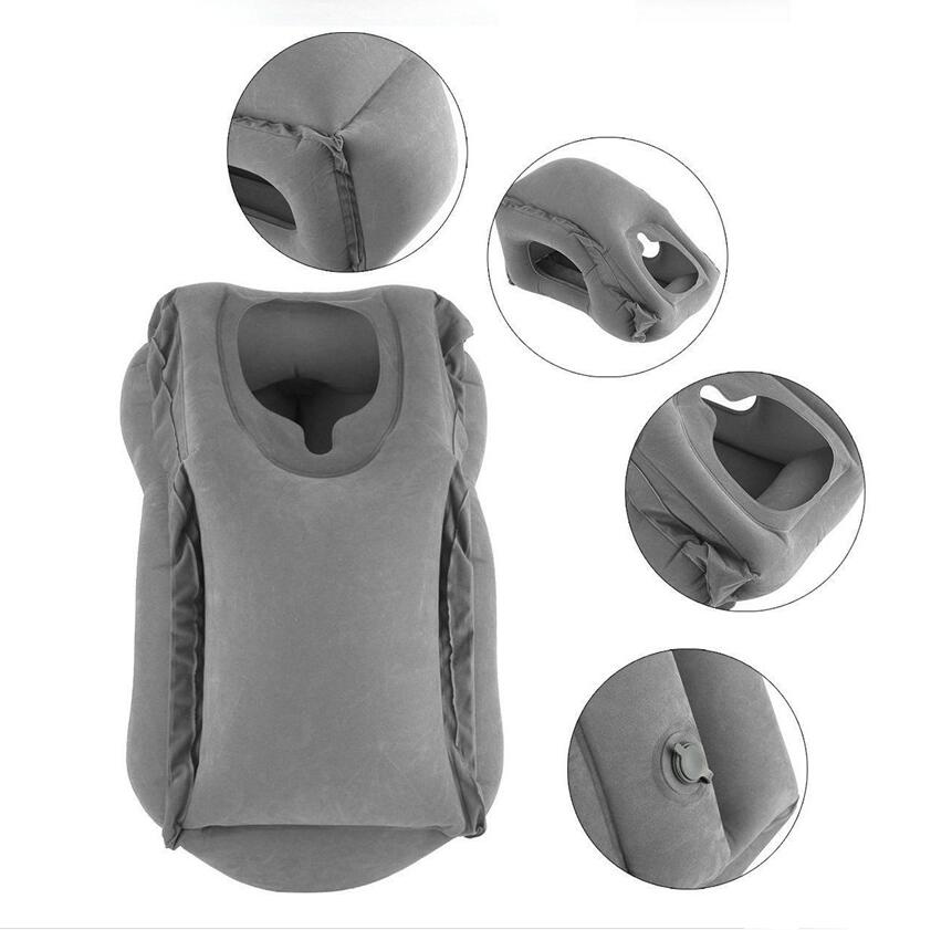 Inflatable Travel Pillow for Sleeping and Support