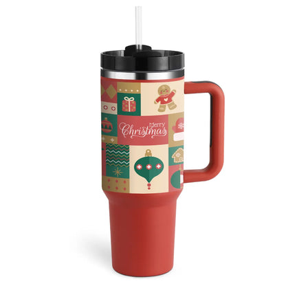 Stainless Steel Spill Proof 40 oz Straw Insulated Tumbler