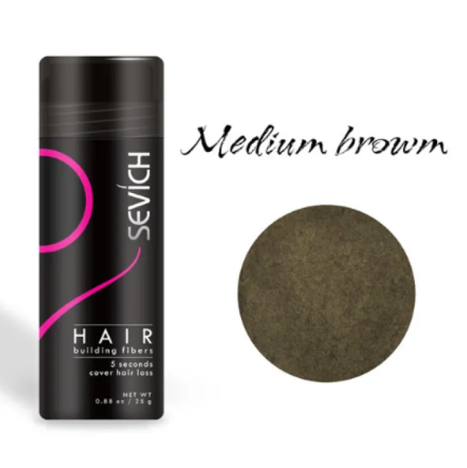 Hair Fiber Concealer for Thinning Hair – Instant Fuller-Looking Coverage