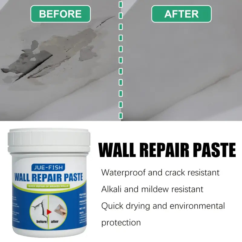 Quick Wall Repair Paste – Fix Cracks, Holes & Surface Damage
