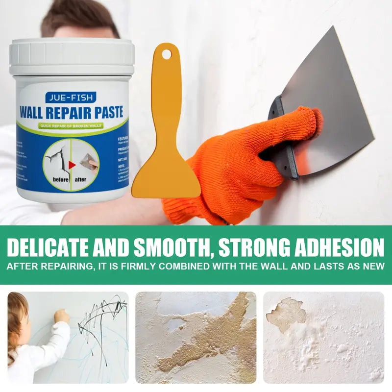 Quick Wall Repair Paste – Fix Cracks, Holes & Surface Damage