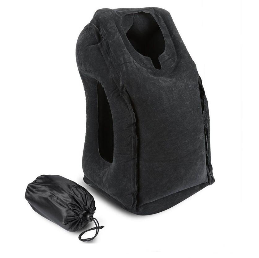 Inflatable Travel Pillow for Sleeping and Support