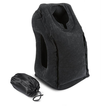 Inflatable Travel Pillow for Sleeping and Support