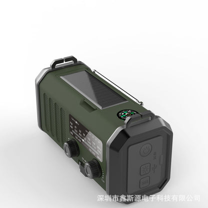 Emergency Solar Hand Crank Flashlight Radio