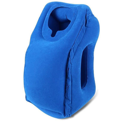 Inflatable Travel Pillow for Sleeping and Support