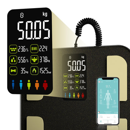 Eight-Electrode Smart Body Fat Scale