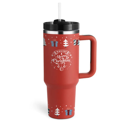 Stainless Steel Spill Proof 40 oz Straw Insulated Tumbler
