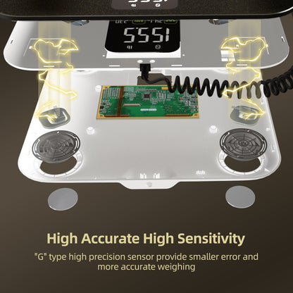 Eight-Electrode Smart Body Fat Scale