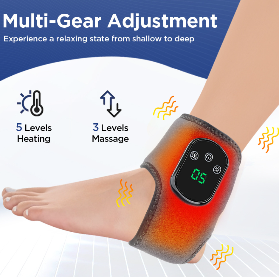 Heated Vibration Ankle Support