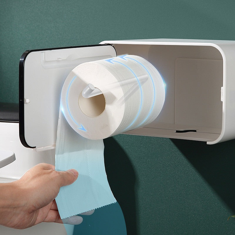 Waterproof Wall-Mounted Toilet Paper Holder