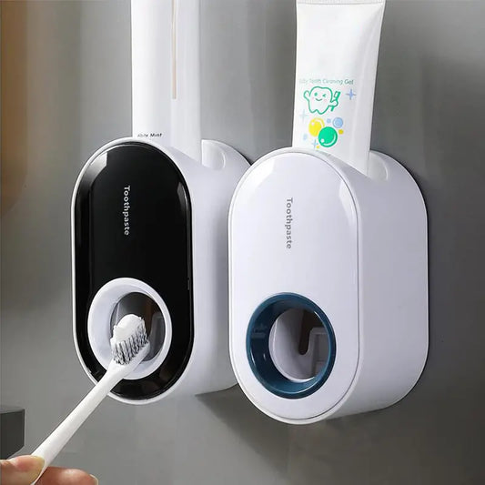 Automatic Toothpaste Squeezer and Dispenser Set