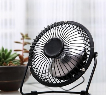 4-Inch Mini Electric Fan, Ultra-Quiet for Cooling