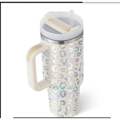 Stainless Steel Spill Proof 40 oz Straw Insulated Tumbler