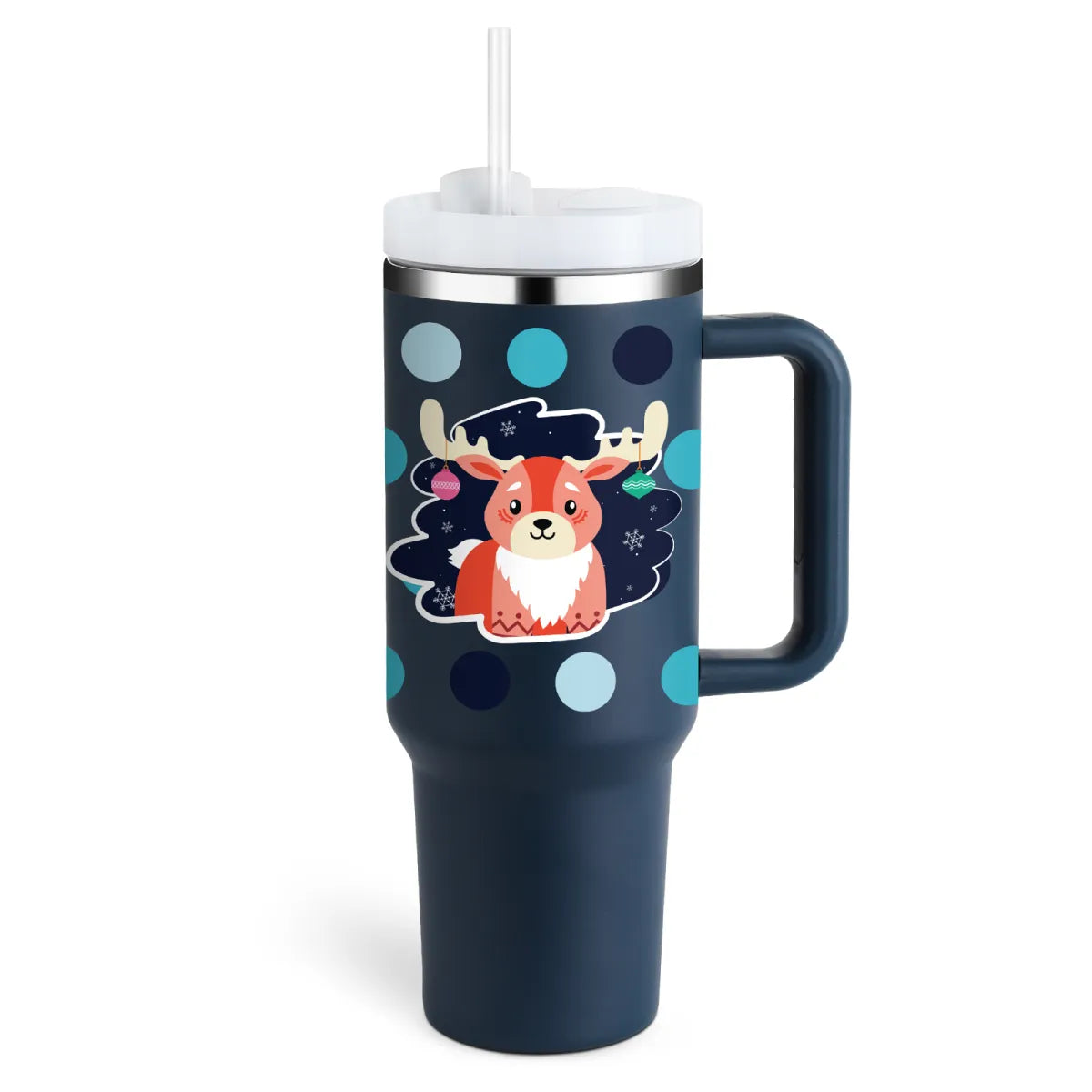 Stainless Steel Spill Proof 40 oz Straw Insulated Tumbler
