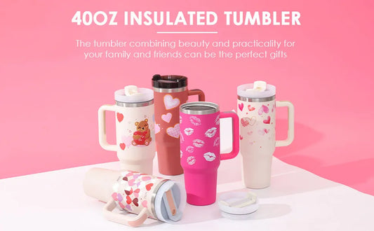 Stainless Steel Spill Proof 40 oz Straw Insulated Tumbler