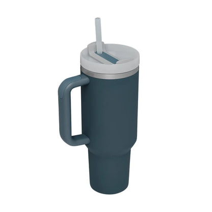 Stainless Steel Spill Proof 40 oz Straw Insulated Tumbler