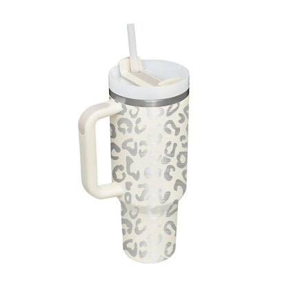Stainless Steel Spill Proof 40 oz Straw Insulated Tumbler