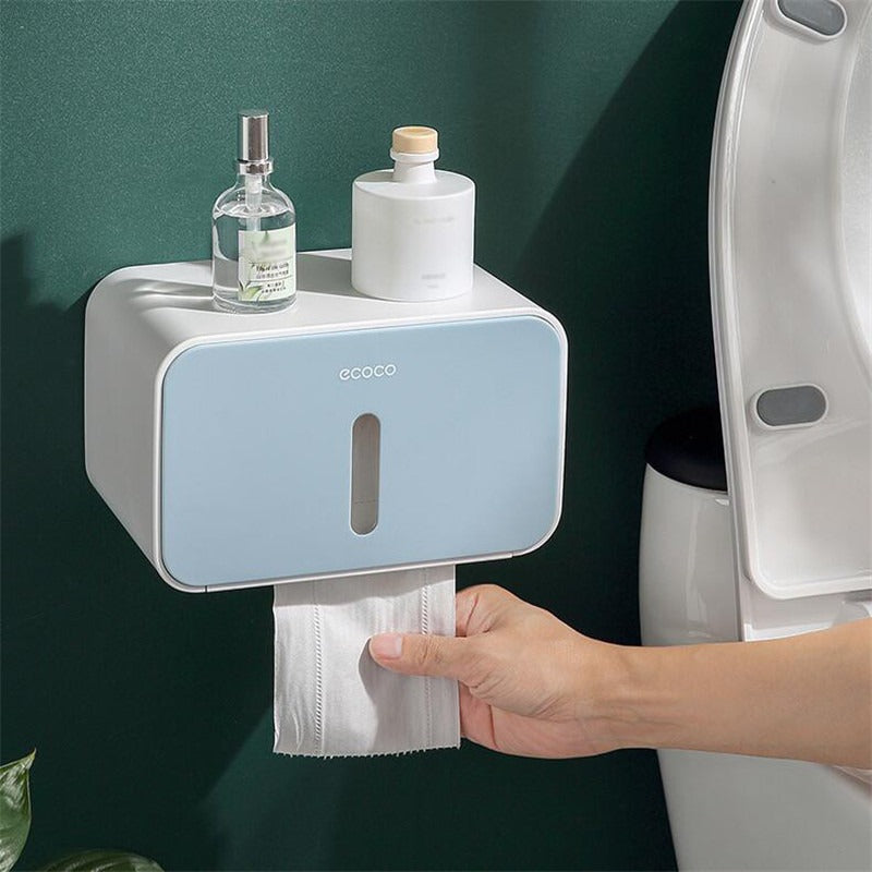 Waterproof Wall-Mounted Toilet Paper Holder