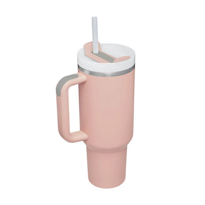 Stainless Steel Spill Proof 40 oz Straw Insulated Tumbler
