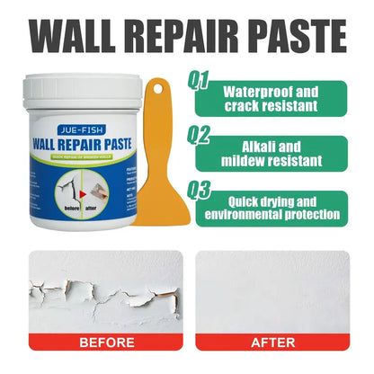 Quick Wall Repair Paste – Fix Cracks, Holes & Surface Damage