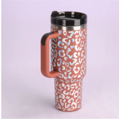 Stainless Steel Spill Proof 40 oz Straw Insulated Tumbler