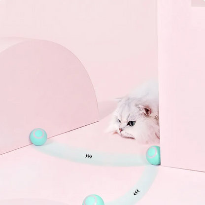 Smart Interactive Cat Teaser Ball - Self-Relieving Rolling Toy