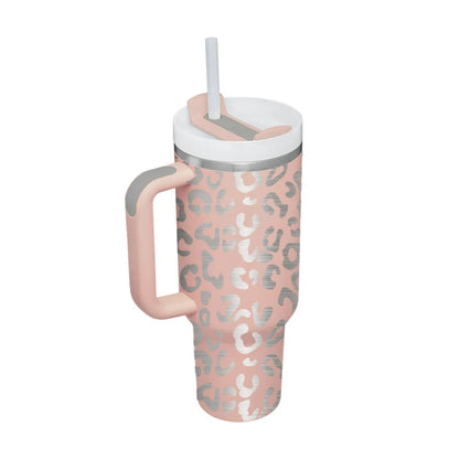 Stainless Steel Spill Proof 40 oz Straw Insulated Tumbler