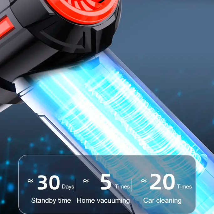 High-Powered Wireless Handheld Car Vacuum Cleaner