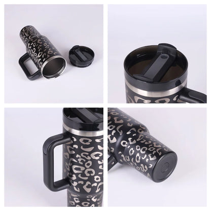 Stainless Steel Spill Proof 40 oz Straw Insulated Tumbler