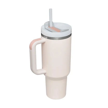 Stainless Steel Spill Proof 40 oz Straw Insulated Tumbler