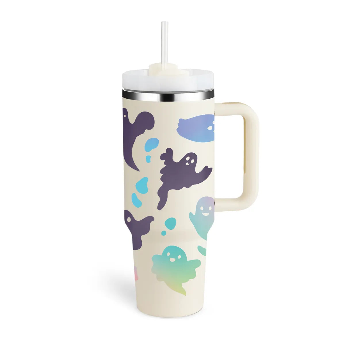 Stainless Steel Spill Proof 40 oz Straw Insulated Tumbler