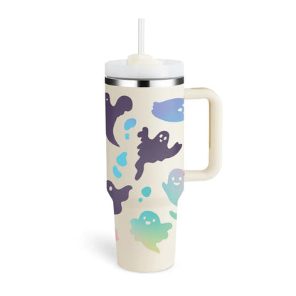 Stainless Steel Spill Proof 40 oz Straw Insulated Tumbler