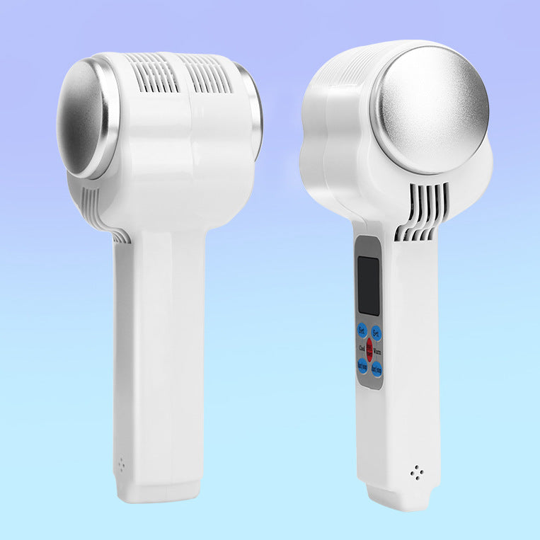 Handheld LCD Hot Cold Beauty Device for Home Use
