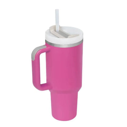 Stainless Steel Spill Proof 40 oz Straw Insulated Tumbler