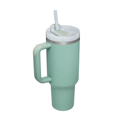 Stainless Steel Spill Proof 40 oz Straw Insulated Tumbler