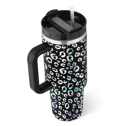 Stainless Steel Spill Proof 40 oz Straw Insulated Tumbler