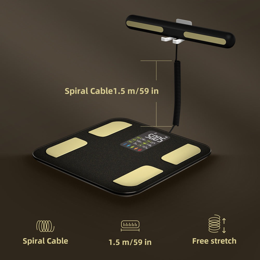 Eight-Electrode Smart Body Fat Scale