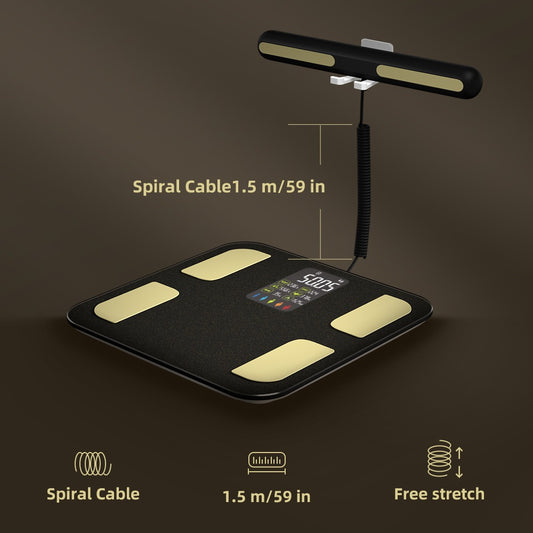 Eight-Electrode Smart Body Fat Scale