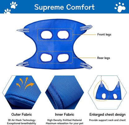Cat Grooming Restraint Bag and Beauty Supplies Set