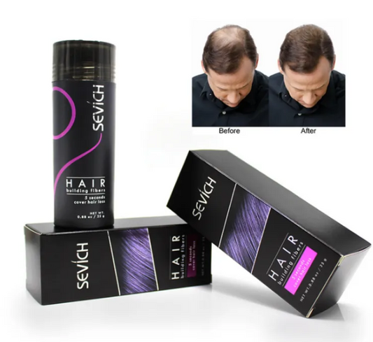 Hair Fiber Concealer for Thinning Hair – Instant Fuller-Looking Coverage