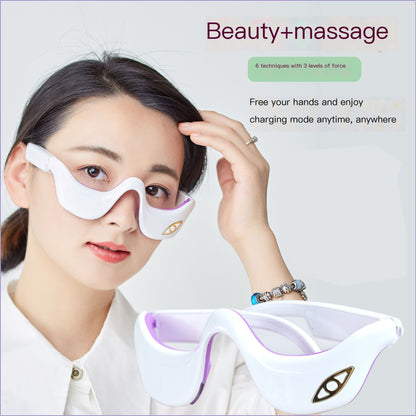 Smart Eye Massager with Microcurrent and Heat Therapy
