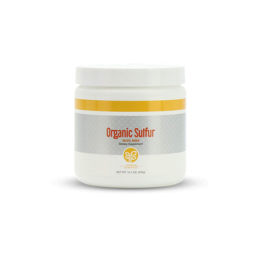 PURE Organic Sulfur Powder | 14.1 oz | Premium MSM Supplement for Joint Support Skin Care & Hair Growth | 99.9% MSM | Vegan Joint Support Supplement & Hair Supplement MSM Powder
