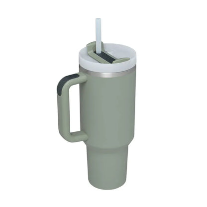 Stainless Steel Spill Proof 40 oz Straw Insulated Tumbler