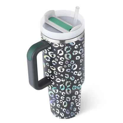 Stainless Steel Spill Proof 40 oz Straw Insulated Tumbler