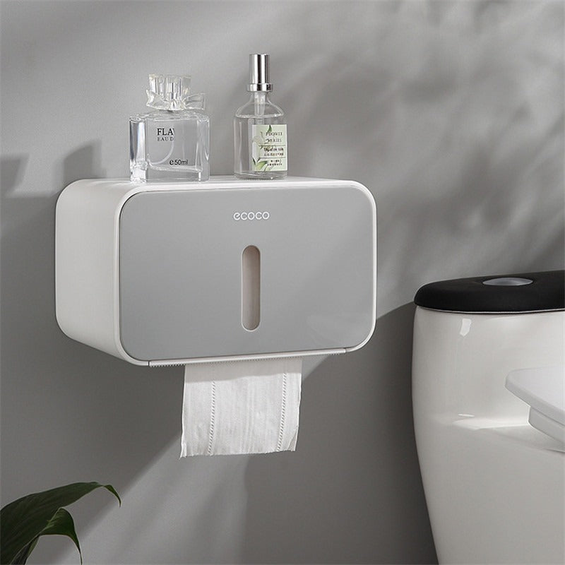 Waterproof Wall-Mounted Toilet Paper Holder