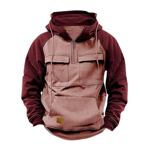 black deals today Cargo Pullover Hoodies Full Zip Wool Sweaters Full Zip Wool Sweaters zip up hoodie men mens zip up hoodie Mens Quarter Button Pullover today of the day