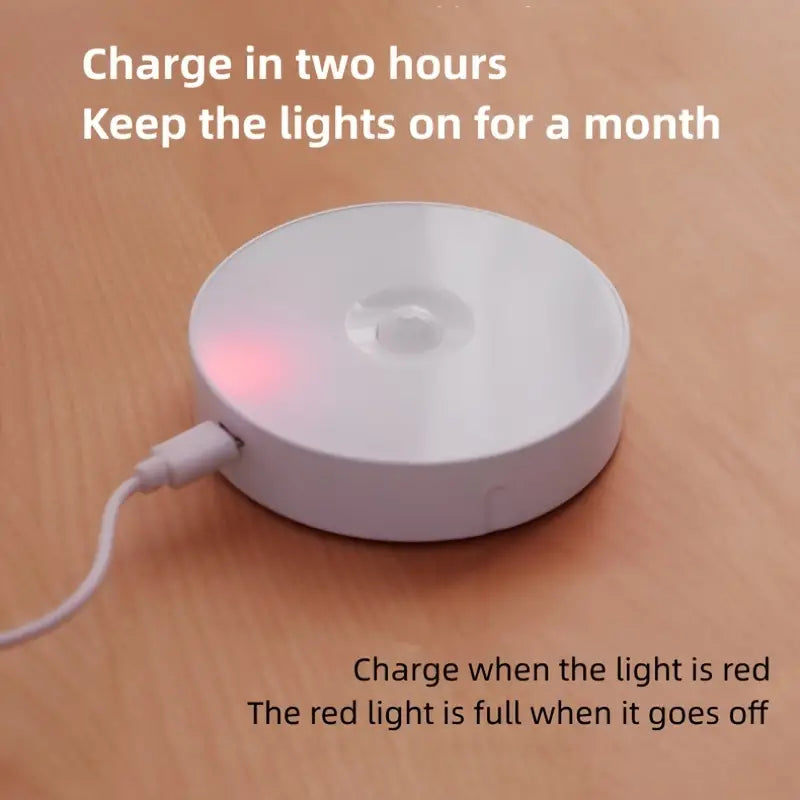 Rechargeable Cordless LED Night Light with Sensor