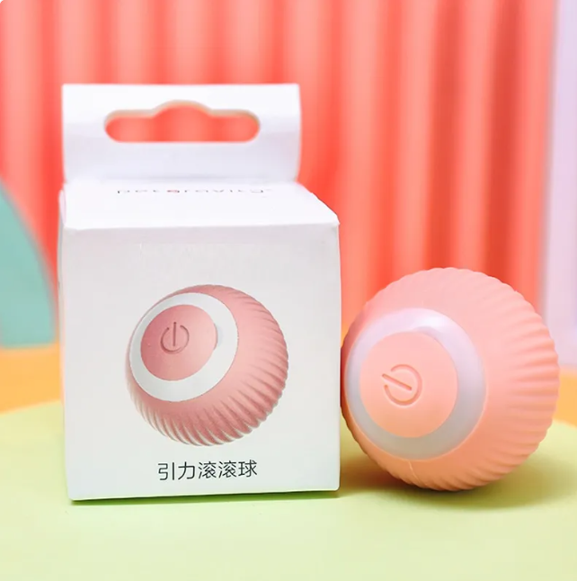 Smart Interactive Cat Teaser Ball - Self-Relieving Rolling Toy