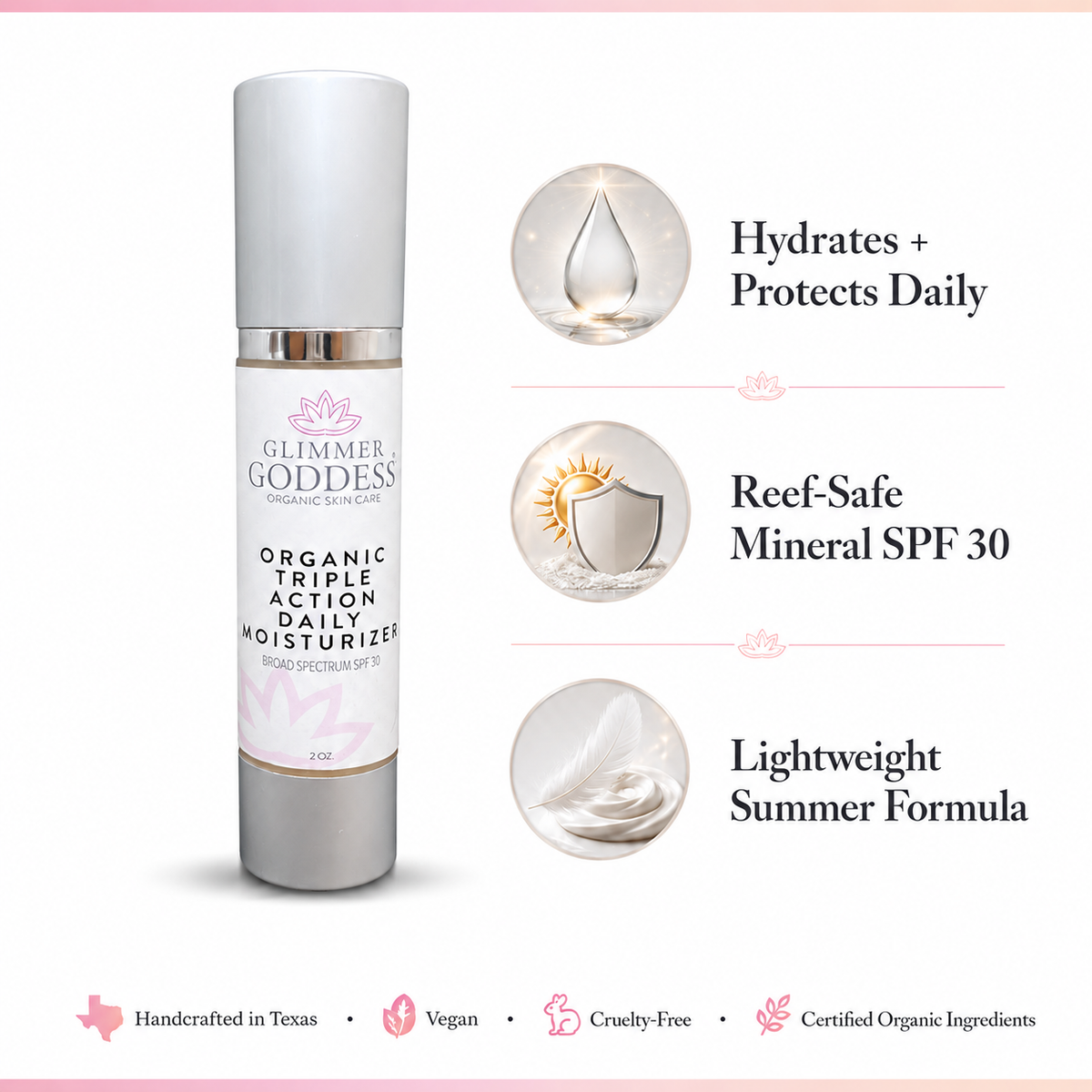 Organic Triple Action Daily Face Cream SPF 30